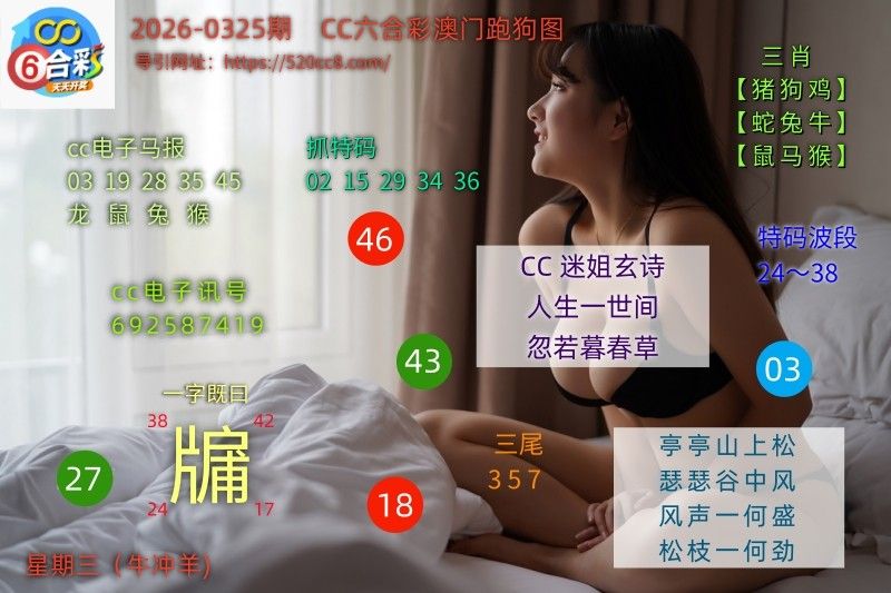 CC六合澳门跑马图0325期